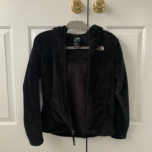 Girls’ North Face Black Zip Up Jacket